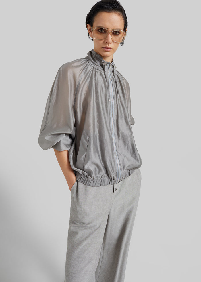 Arzon Sheer Jacket - Steel Grey