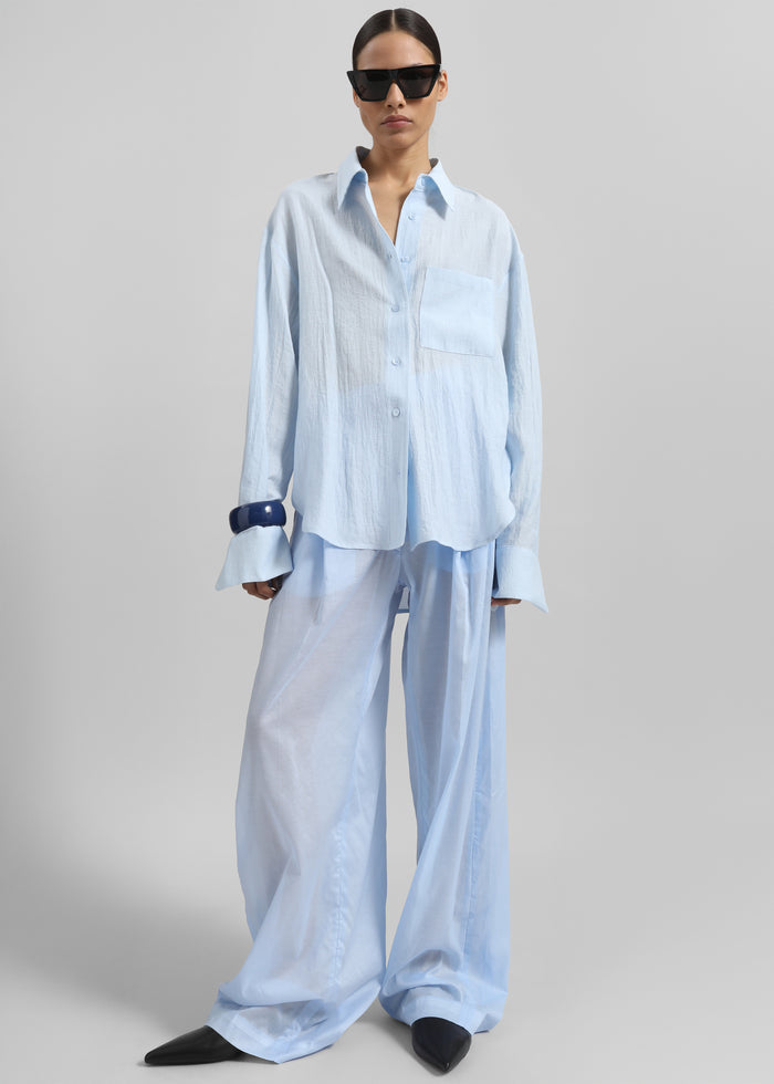 Ascain Fluid Shirt - Sky Blue