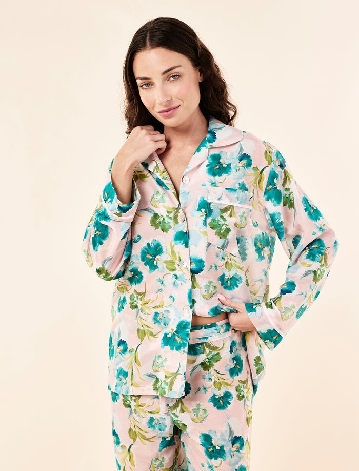 Audrey Floral Full Length PJ Set