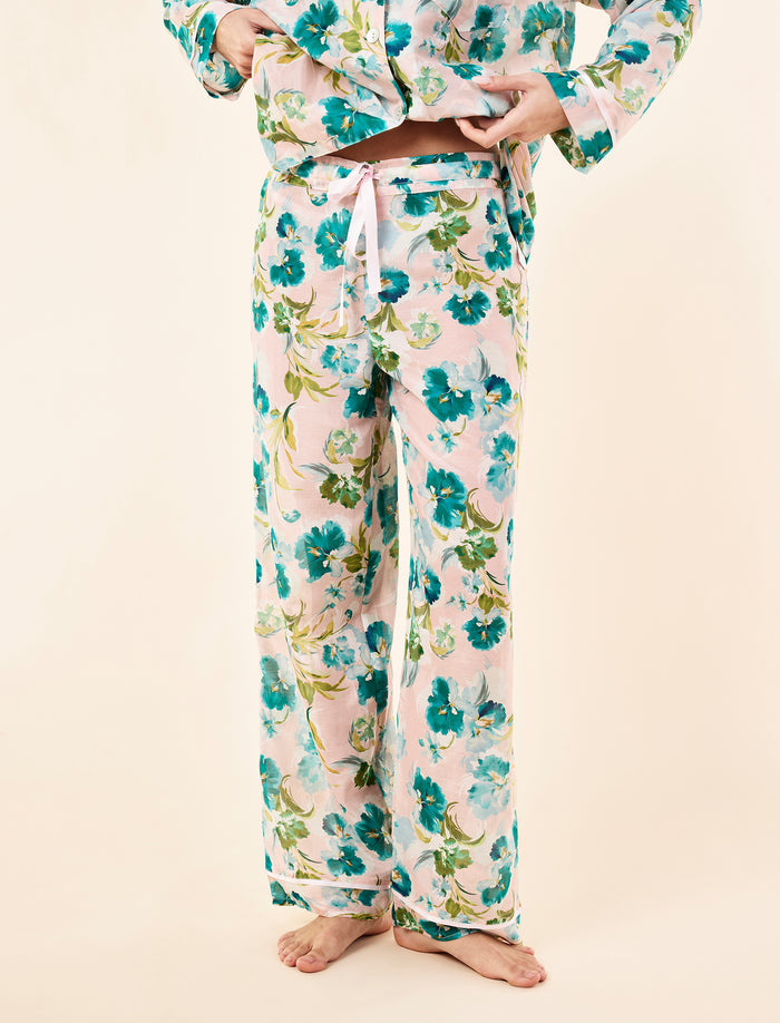 Audrey Floral Full Length PJ Set