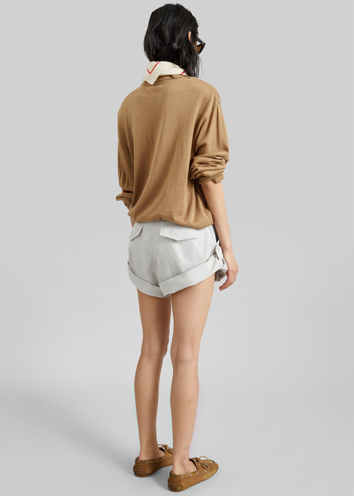 Avallon Padded Knit Polo - Camel