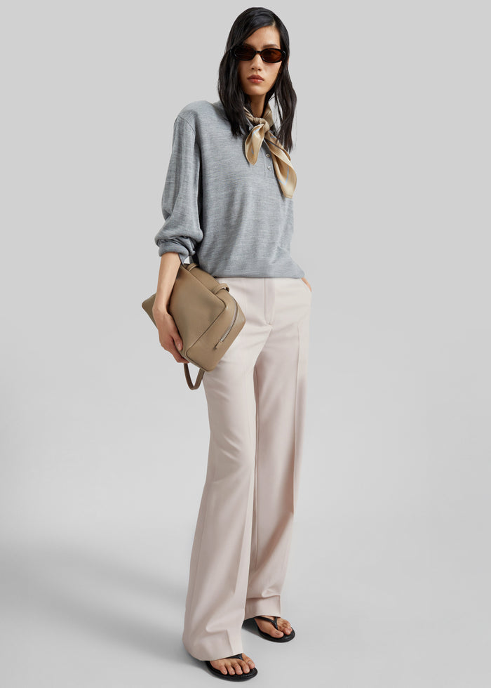 Avallon Padded Knit Polo - Grey