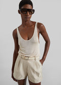 Avanca Wired Mini Shorts - Beige