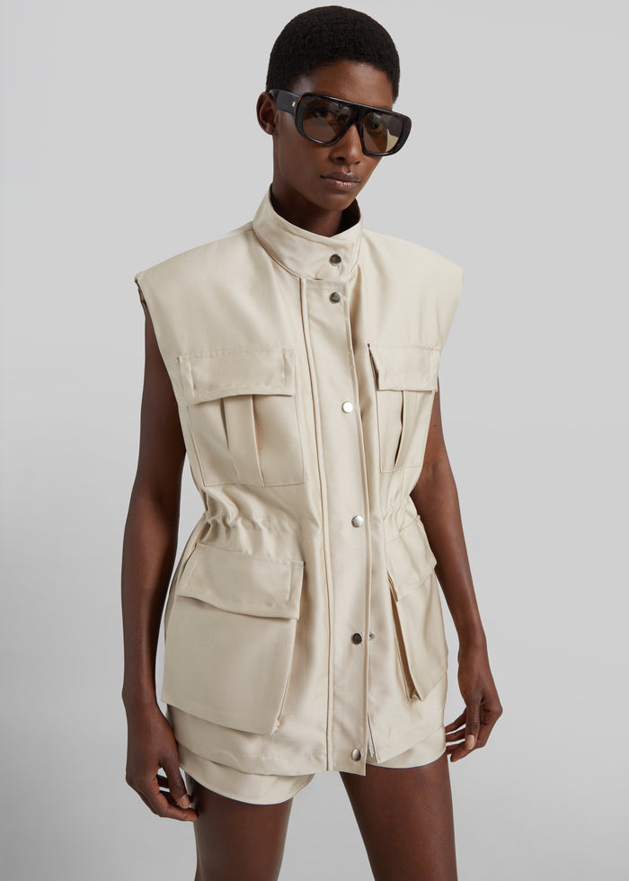 Avanca Wired Utility Vest - Beige