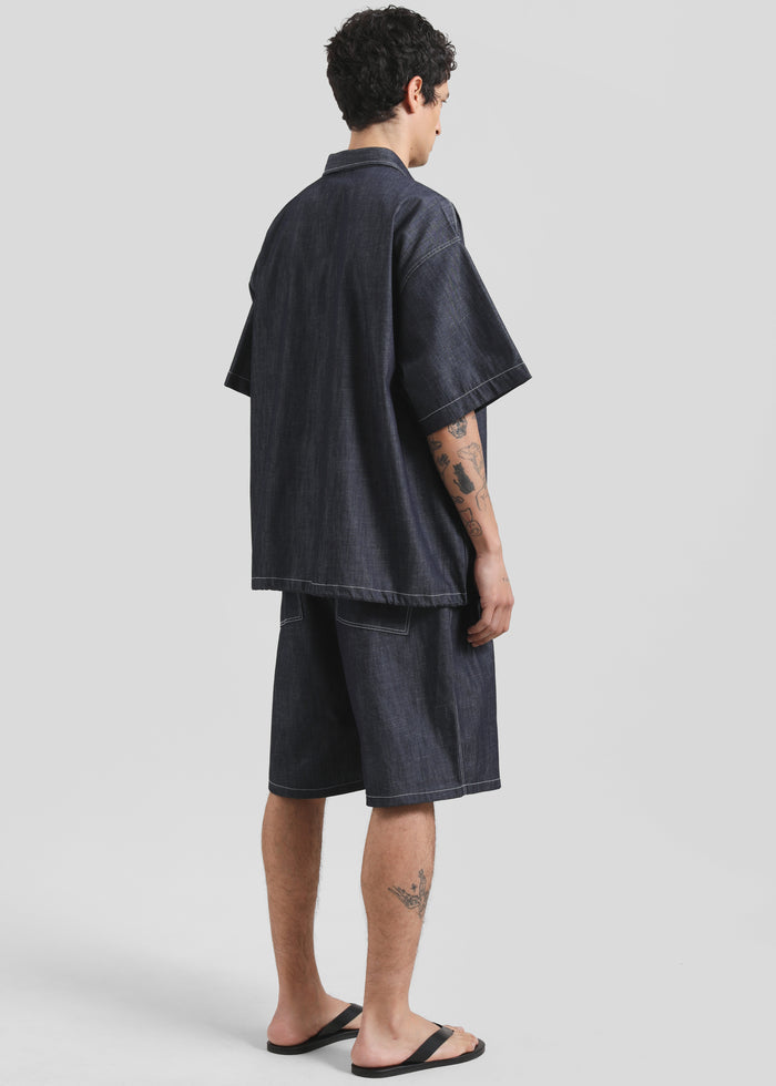 Axton Denim Shirt - Dark Wash
