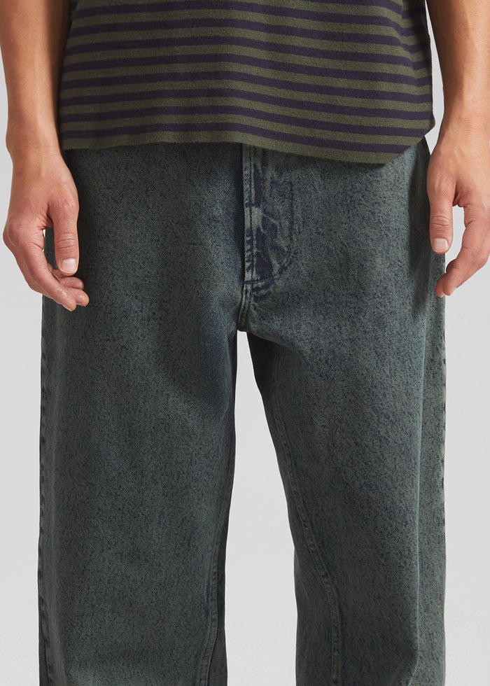 Bale Denim Pants - Moss Green