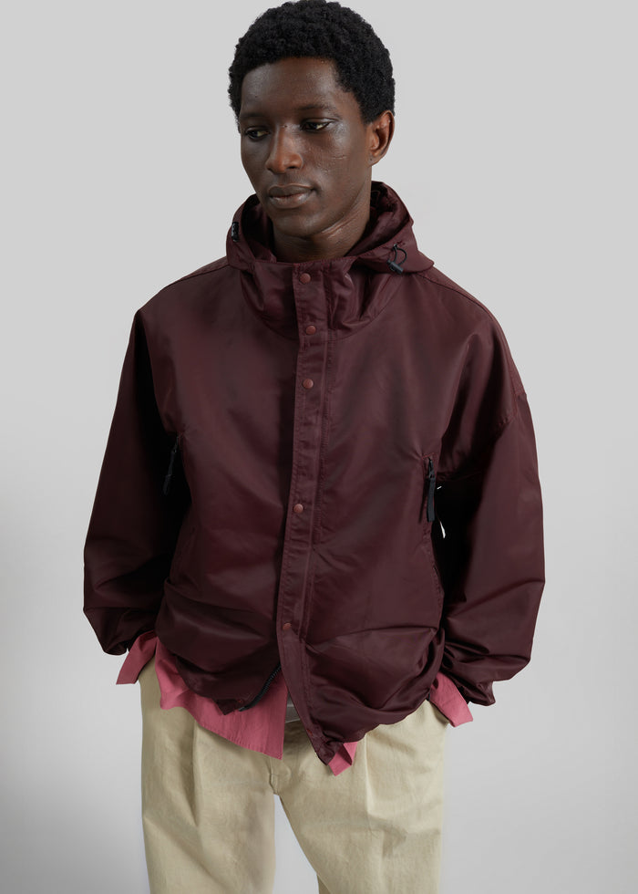 Banbury Windbreaker Jacket - Burgundy