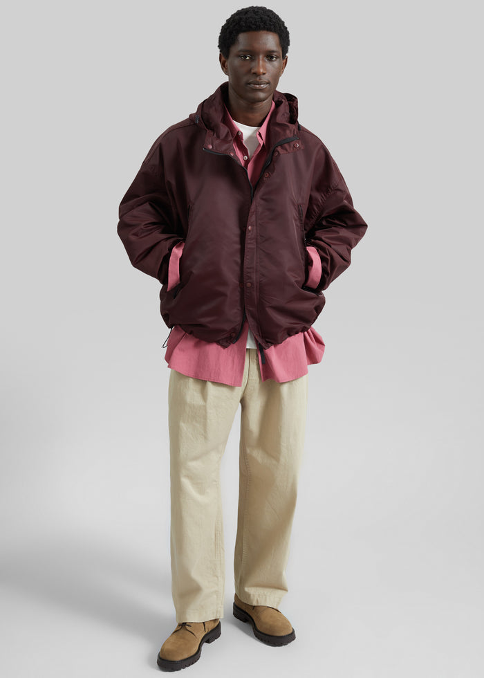 Banbury Windbreaker Jacket - Burgundy