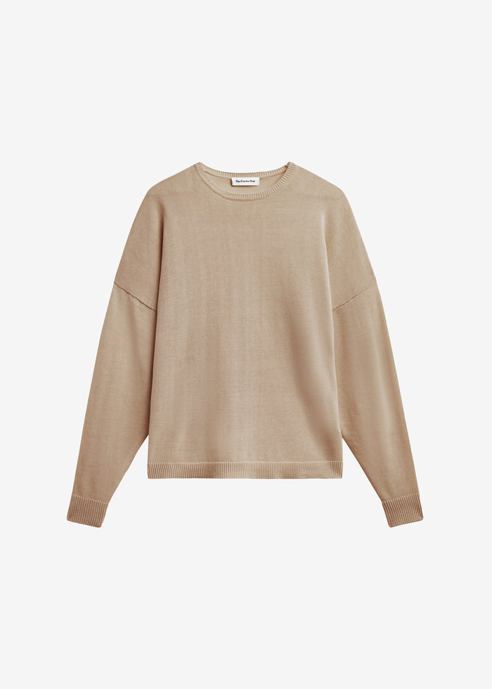 Basel Crew Neck Sweater - Beige