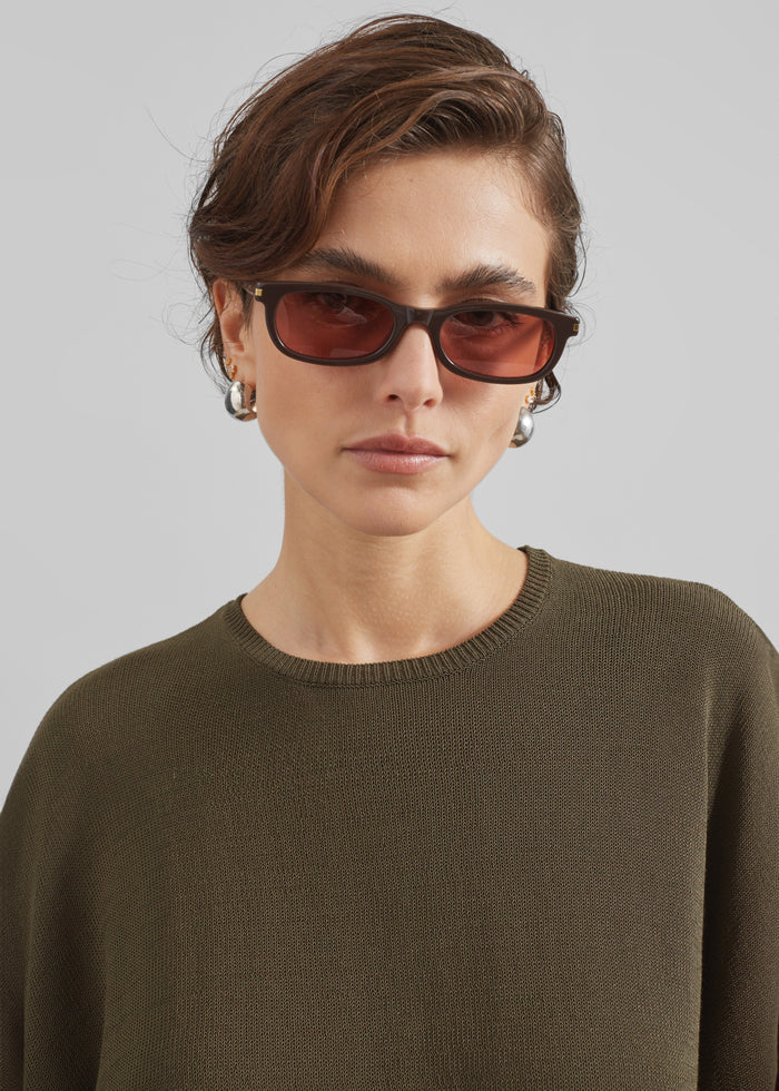 Basel Crew Neck Sweater - Khaki