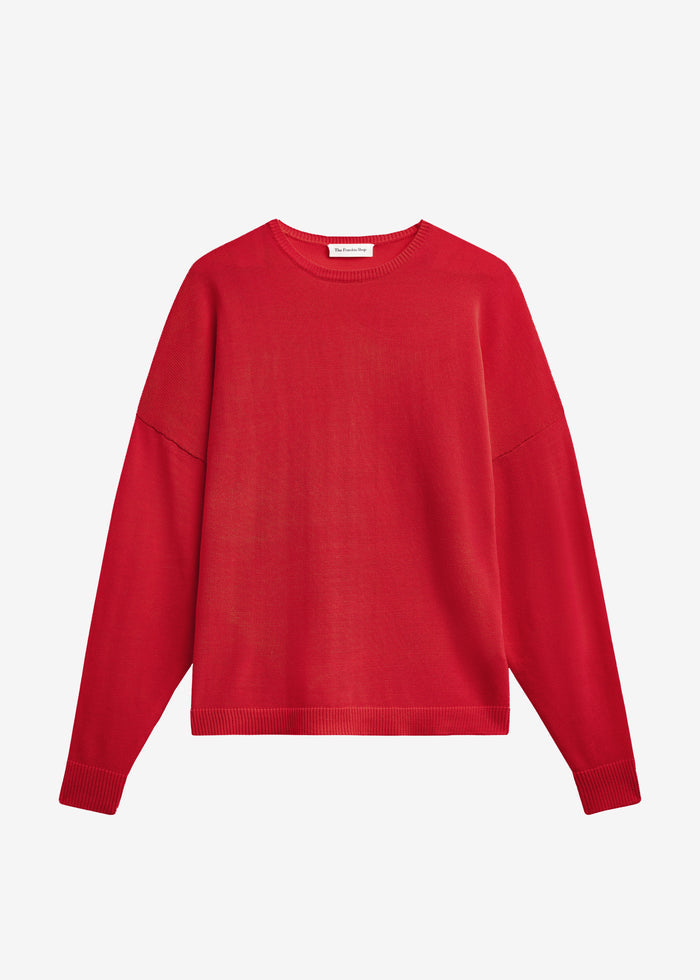 Basel Crew Neck Sweater - Red