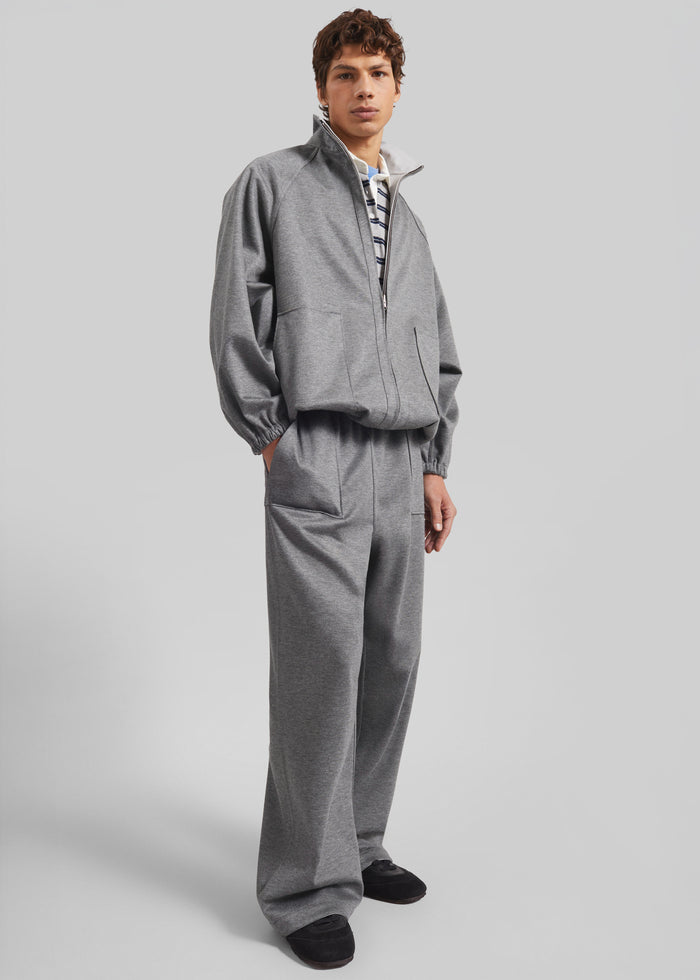 Baxter Reversible Track Pants - Grey Melange