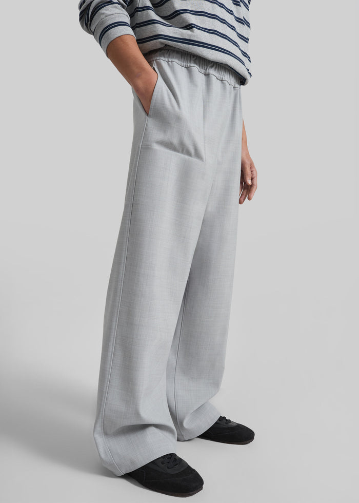 Baxter Reversible Track Pants - Grey Melange