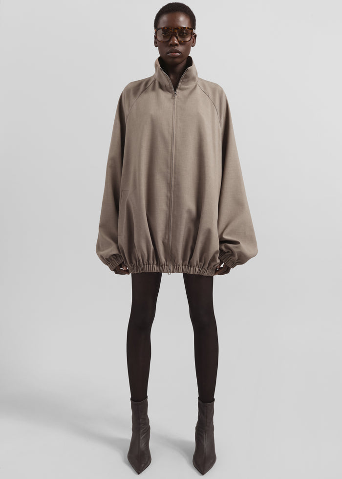 Baxter Track Jacket - Taupe