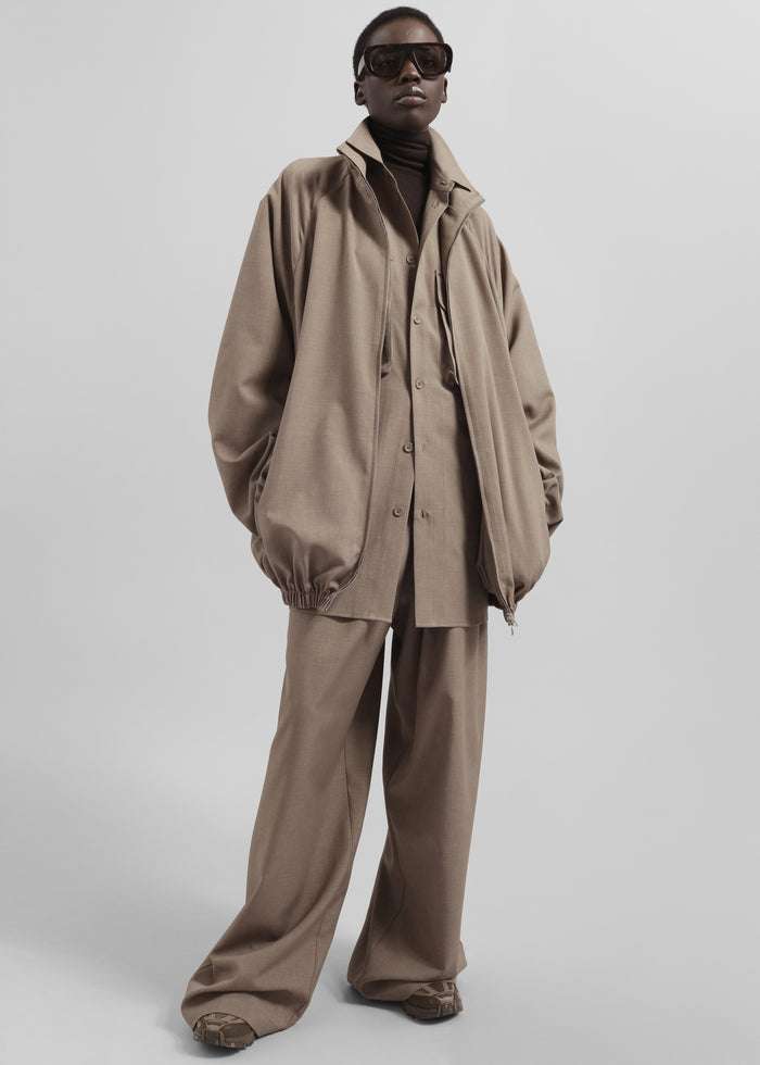 Baxter Track Jacket - Taupe