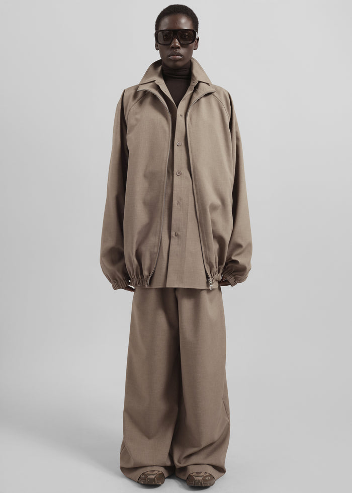 Baxter Track Jacket - Taupe