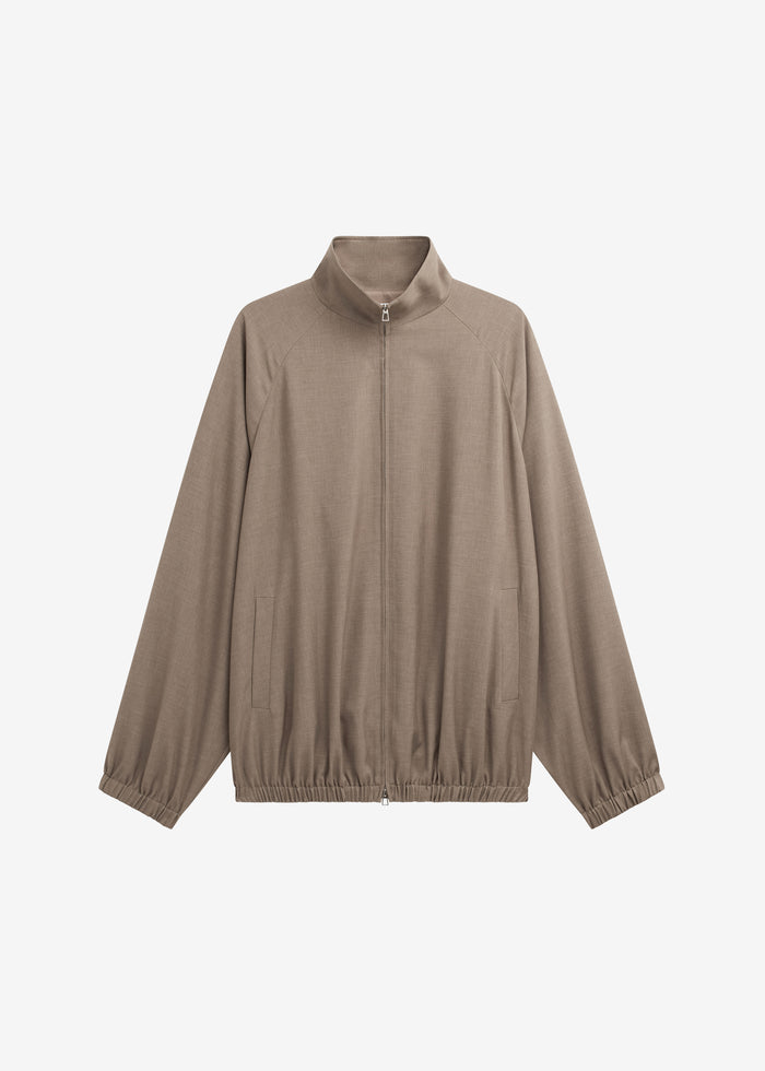 Baxter Track Jacket - Taupe