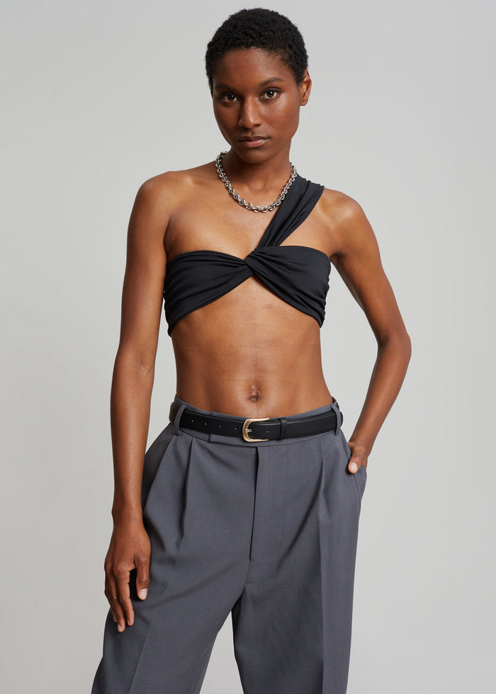 Bea Suit Pants - Charcoal Pants The Frankie Shop