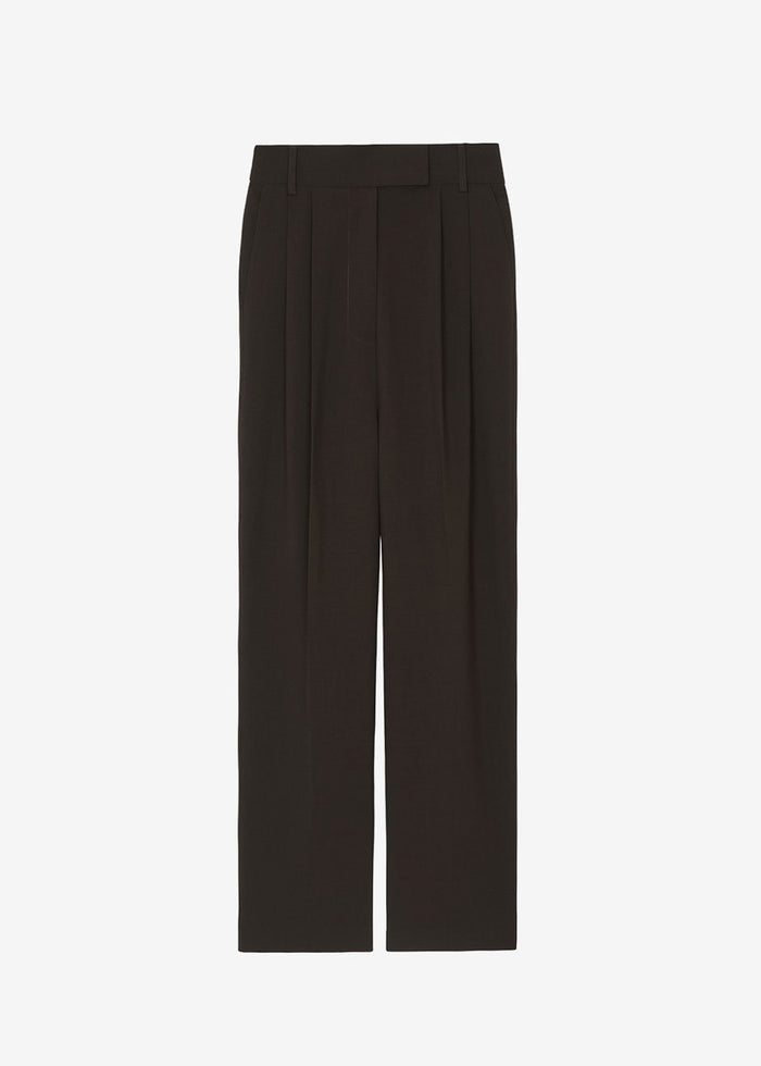 Bea Suit Pants - Dark Espresso Pants The Frankie Shop