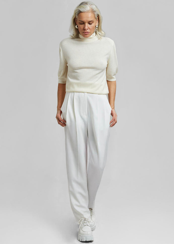 Bea Suit Pants - White