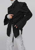 Bec Padded Shirt - Black Shirt The Frankie Shop