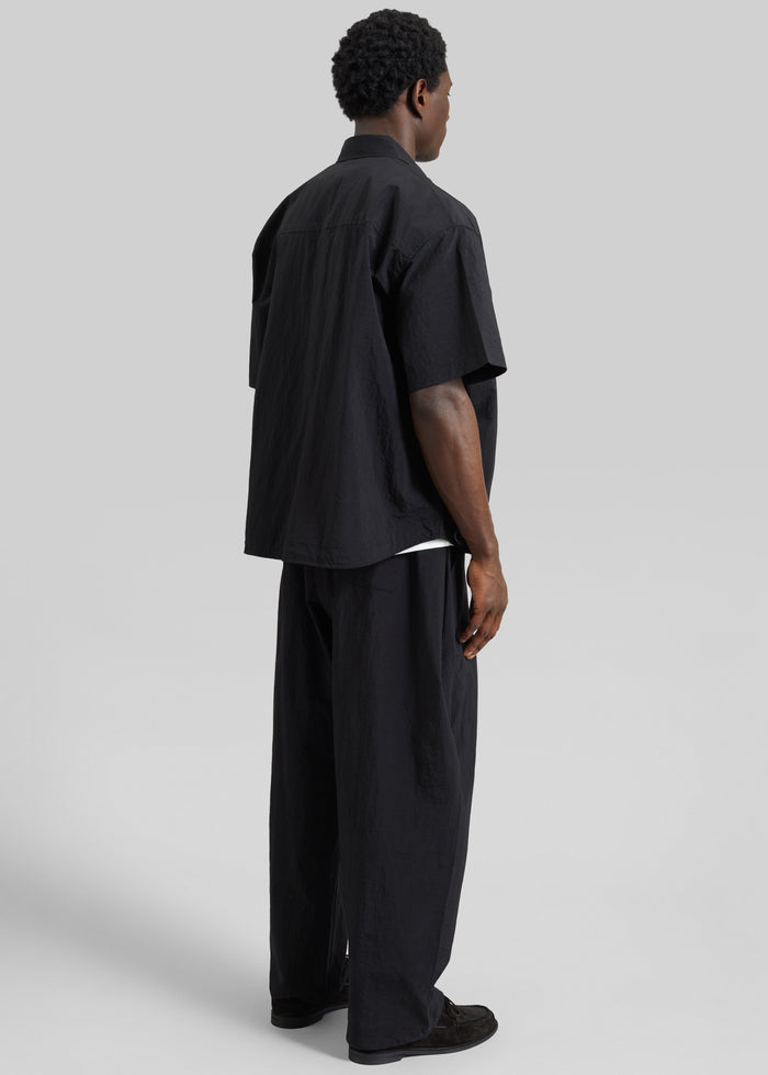 Belem Drawstring Shirt - Black