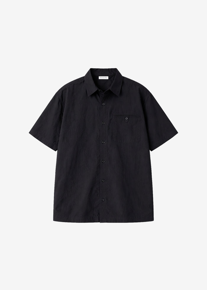 Belem Drawstring Shirt - Black