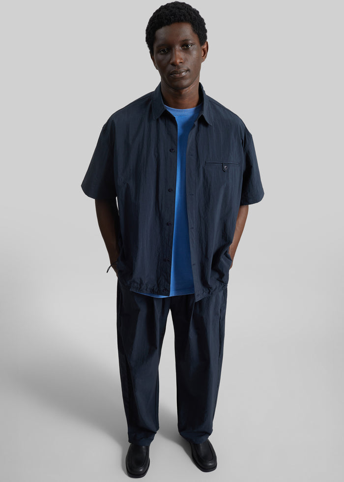 Belem Drawstring Shirt - Navy