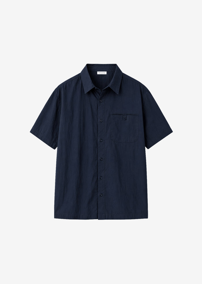Belem Drawstring Shirt - Navy