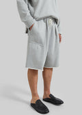 Bellino Raw Hem Sweatshorts - Grey