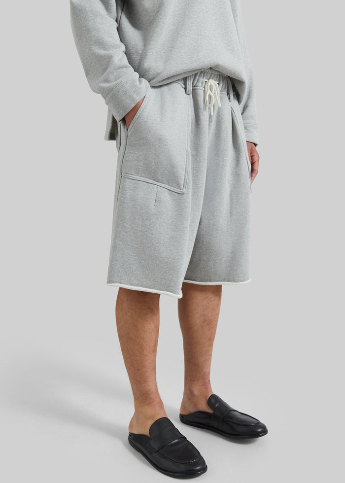 Bellino Raw Hem Sweatshorts - Grey