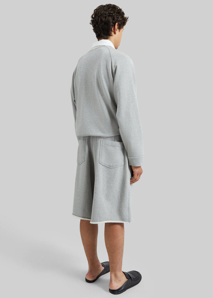 Bellino Raw Hem Sweatshorts - Grey