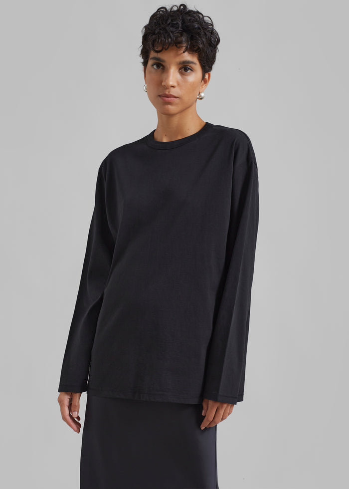 Bennett Long Sleeves Tee - Black