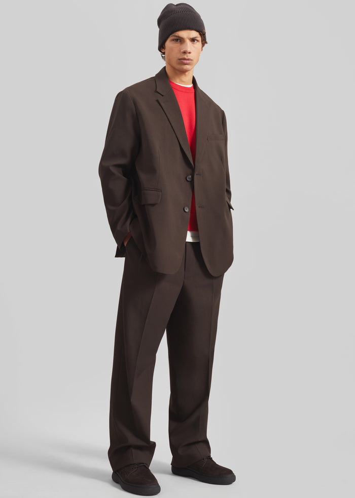 Beo Suit Pants - Dark Espresso