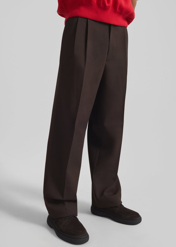 Beo Suit Pants - Dark Espresso