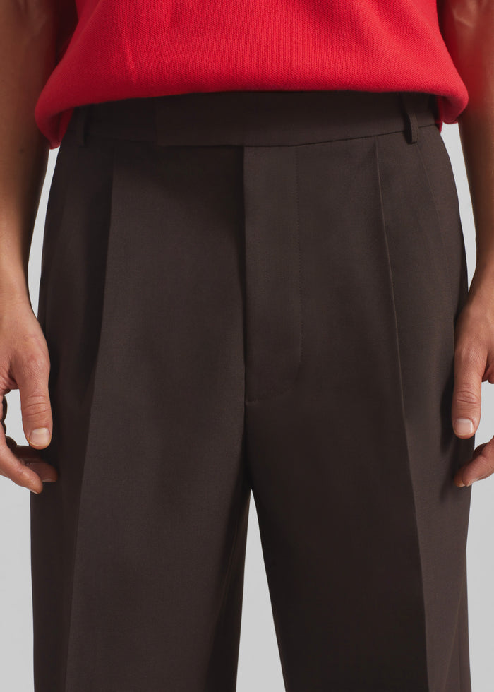 Beo Suit Pants - Dark Espresso