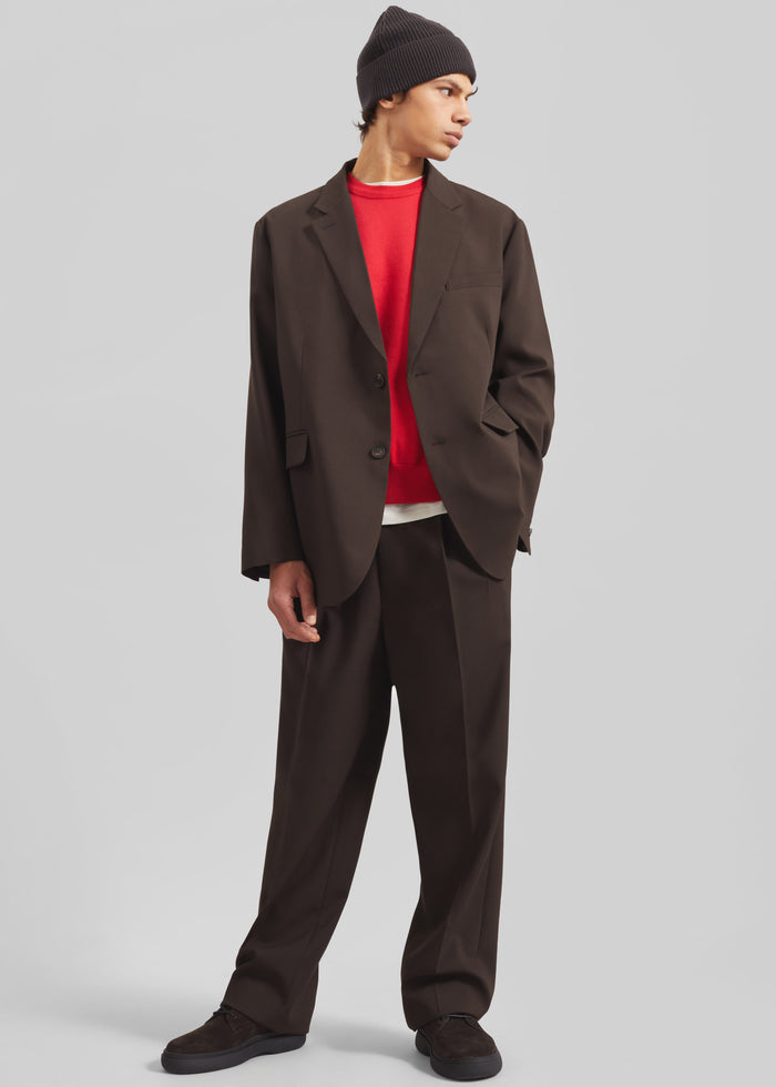 Beo Suit Pants - Dark Espresso