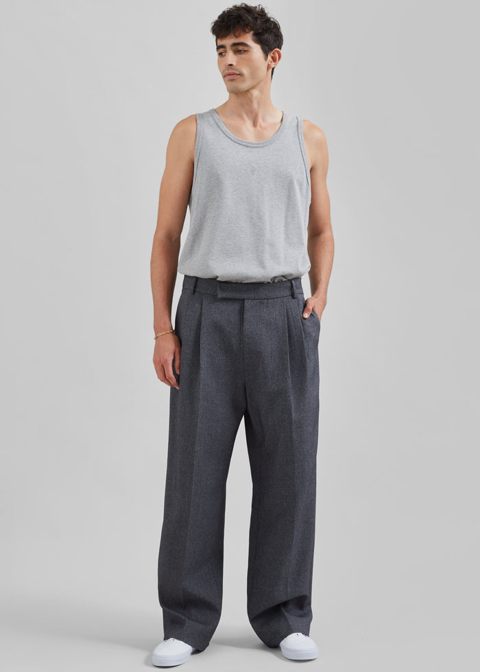 Beo Suit Pants - Grey Melange