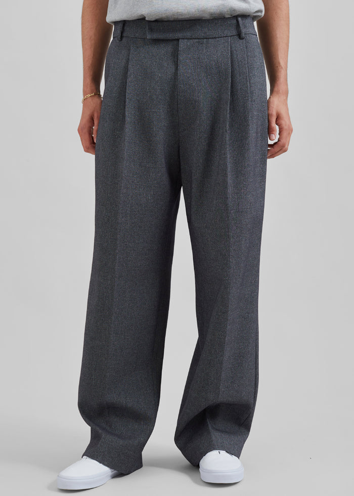 Beo Suit Pants - Grey Melange