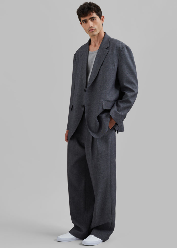 Beo Suit Pants - Grey Melange