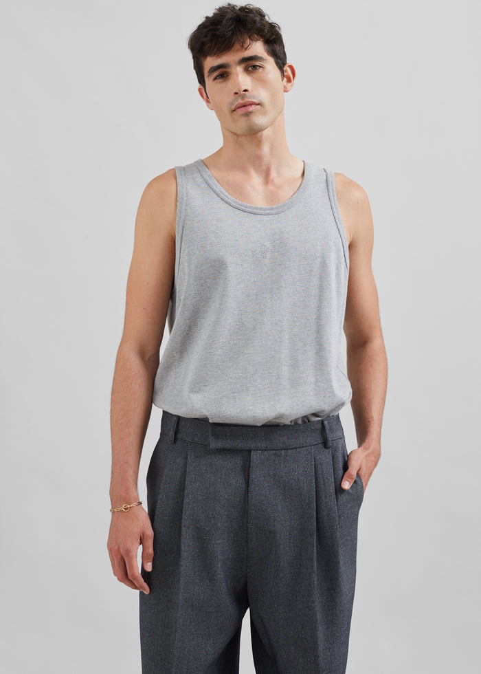Beo Suit Pants - Grey Melange