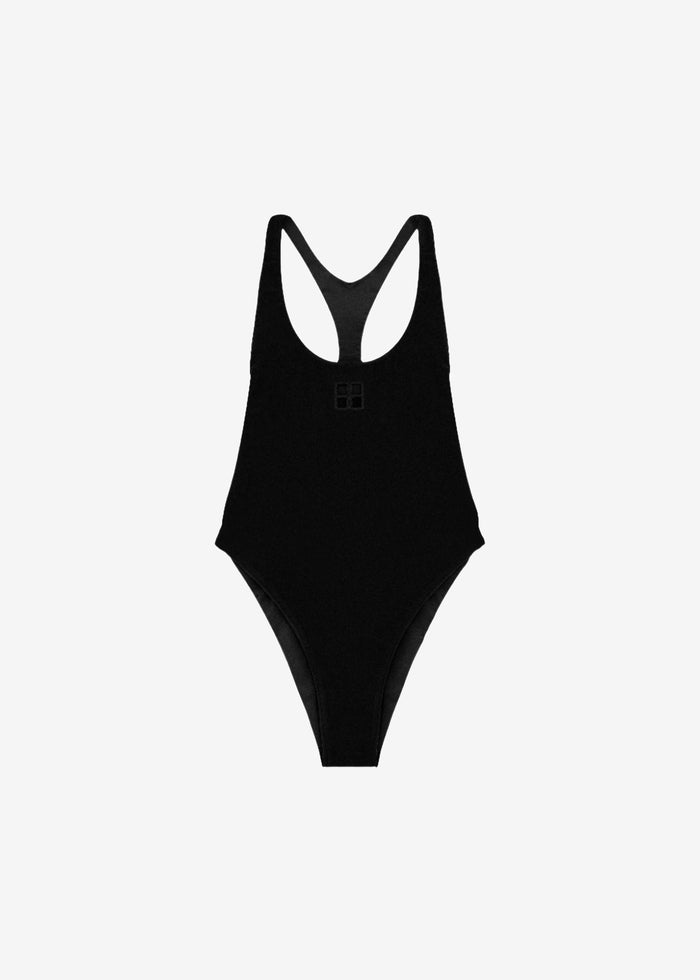 Bevza BB Monogram Swimsuit - Black