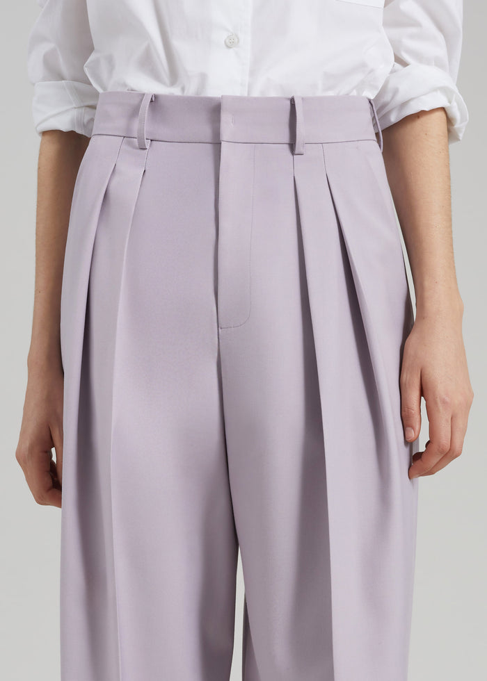 Bielsa Pleated Trousers - Lavender