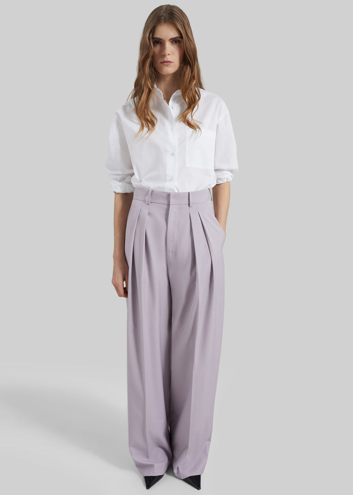 Bielsa Pleated Trousers - Lavender