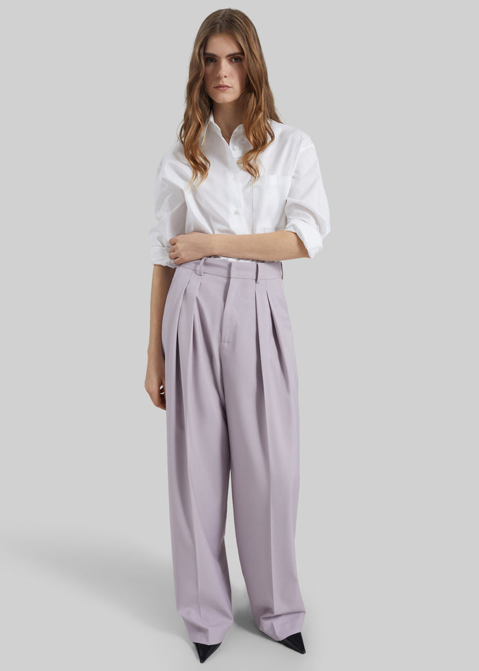 Bielsa Pleated Trousers - Lavender