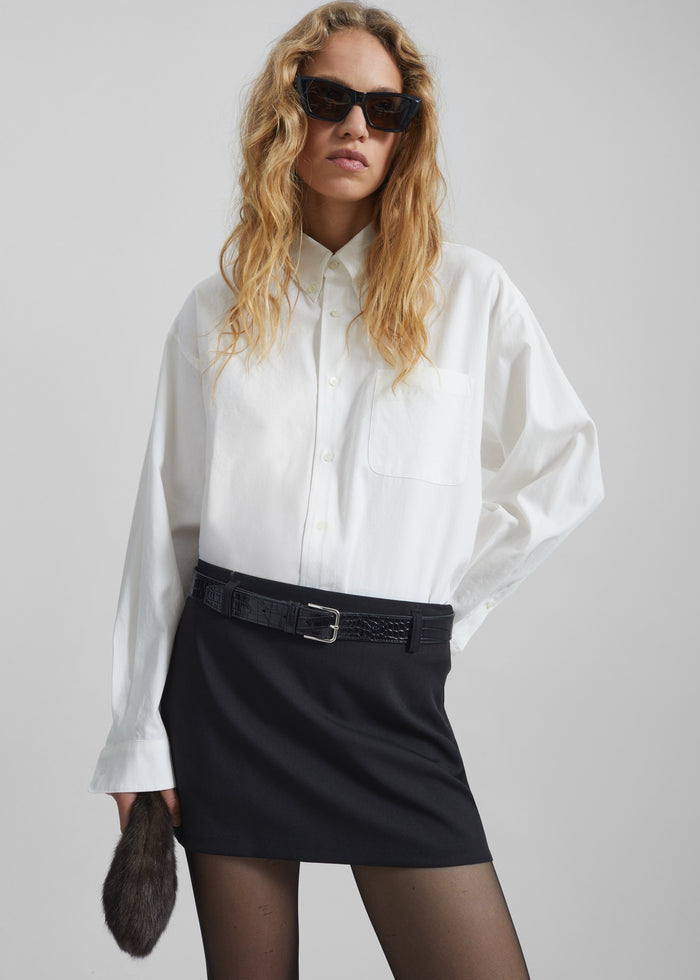 Bijnor Oxford Shirt - White
