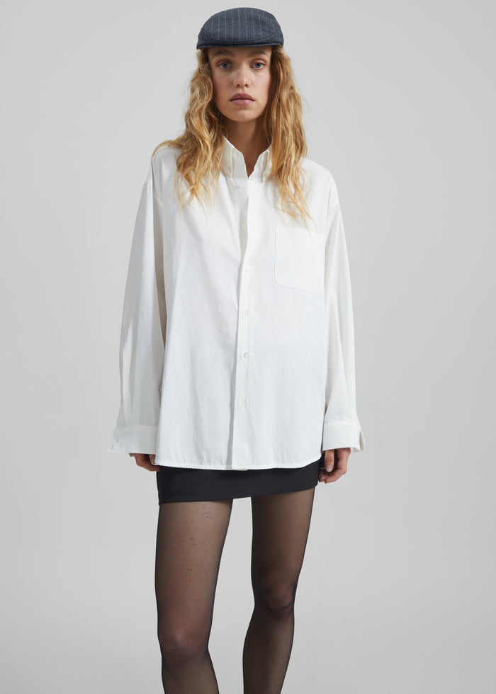 Bijnor Oxford Shirt - White