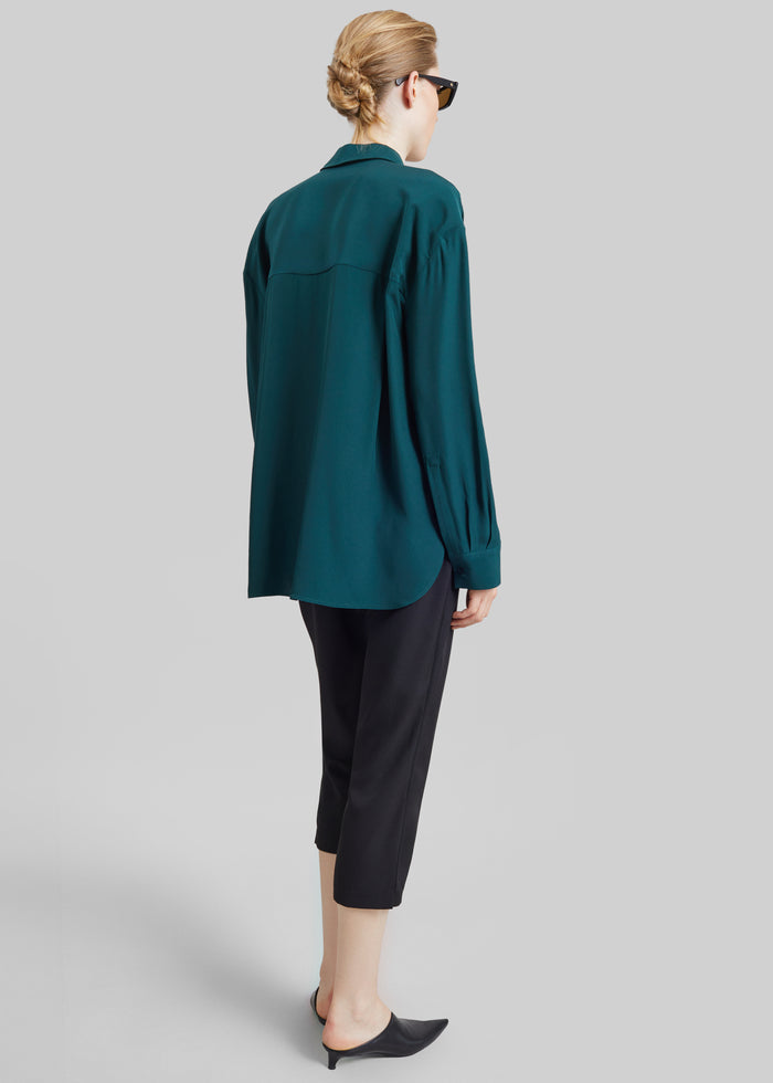 Bina Padded Shirt - Bottle Green