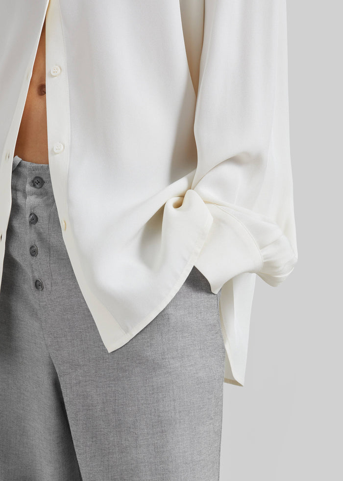Bina Padded Shirt - Ivory