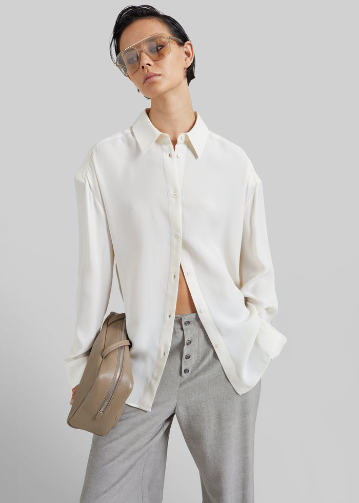 Bina Padded Shirt - Ivory